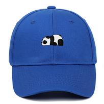 Panda Embroidery Baseball Cap - Unisex Summer Sports Hat, Custom Logo, Various Colors Adjustable
