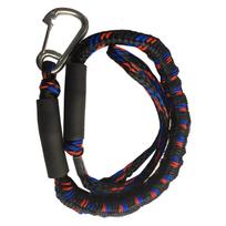 Elastic Bungee Dock Lines 2/1PCS Shock Absorbing Marine Rope Stainless Hooks Adjustable Mooring for Kayak Jet Ski Pontoon Canoe įvairiaspalvis