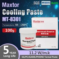 12W/mk Maxtor Thermal Paste Grease for AMD Intel Processor CPU Cooler Computer Cooling Fan VGA GPU Compound Heatsink Plaster MTP-8301A (100g)