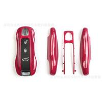 Suitable for Porsche Starlight Red Key Shell MACAN Cayenne PANAMERA718 Car Key Fob Buckle Shell