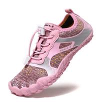 Barefoot Quick Dry Women Water Sport Shoes Lightweight Non Slip Footwear for Beach Swim Surf Yoga Walking Outdoor Activities 26 rožinė
