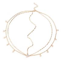 Boho Rhinestone Brow Drop Brow Pendant Head Chain Bridal Forehead Chain  Wedding