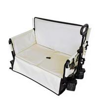 Folding Wagon folding sofa with brakes multiple use oxford cloth heavy duty camping cart multiple pockets