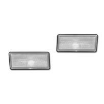 Front / Rear Bumper Side Marker Parking Light Housing Shells For Chevy Corvette C3 1974-1979 No Bulb/Socket Car Accessories 2pcs clear lens