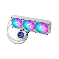 ASUS 360mm All-in-One AIO Liquid Cooling CPU Cooler for ROG STRIX LC III 360 ARGB LCD Display (White) - Domestic Authorized Distributor Product