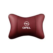 Car Leather Seat Headrest Neck Pillow Head Cushioning For Opel Astra Grandland Corsa Mokka Frontera Insignia Zafira Vivaro Karl