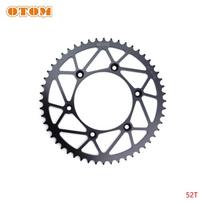OTOM Motorcycle Rear Sprocket 520 Chain 50T 51T 52T Carbon Steel Back Sprocket Cog For KTM HUSQVARNA GASGAS SXF EXC XCW TC  TE KTM-52T-A4