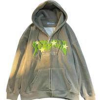 Women Retro Embroidery Hoodies Autumn Winter Zip Up Long Sleeve Loose Jacket Coats Casual Pocket Hooded Sweatshirts S