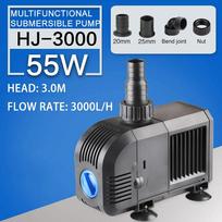 500—3000L/H Išmanusis vandens siurblys žuvų tvenkiniui, akvariumui 220-240V 50Hz Itin tylus žuvų rezervuaro fontano siurblys Filtras EU Plug 220V-240V