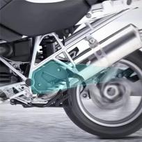 For BMW R1200GS 2004-2012 R1200 GS ADV 2006-2013 Upper Exhaust Flap Cover Middle Side Panel Frame Accessories Motorcycle juoda