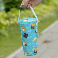 Reusable Heat Preservation Milk Tea Tote Bag Carrying Cloth Insulated Cup Cover Traveling Eco-friendly Cup Holder