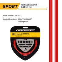 Jagwire MTB Road Bike Extra Long Brake & Shift Cable Housing Set with Inner Wire for Folding Bicycle UCK612 Shift Cable