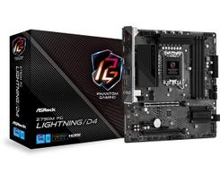 ASRock Z790M PG LightningD4 Motherboard, compatible with Intel 12th and 13th generation CPUs (LGA1700), Z790 chipset, DDR4 Micro ATX motherboard