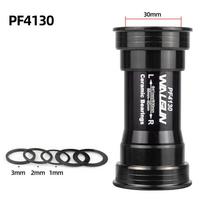 Walgun PF4124 BB86 92 Pressfit Bottom Brackets Mtb Road Bicycle BB PF4130 PF41DUB Frame Shell 86.5-92mm for Shiman SRM DUB GXP PF4130 BLACK