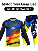 motocross gear set Enduro cross Jersey Pant Kits Racer Gear Set Off-road Mens Kits Women's mountain Downhill Motorcycle MX L-34