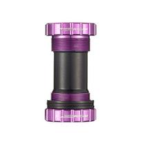MOTSUV Bottom Bracket 68/73mm Bicycle Axis MTB Road Cycling Bottom Bracket Waterproof CNC Aluminum Alloy BB Crank Set Axis Parts Purple 1pcs