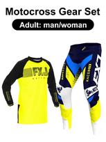 motocross gear set Enduro cross Jersey Pant Kits Racer Gear Set Off-road Mens Kits Women's mountain Downhill Motorcycle MX S-30