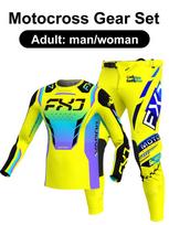 motocross gear set Enduro cross Jersey Pant Kits Racer Gear Set Off-road Mens Kits Women's mountain Downhill Motorcycle MX L-34