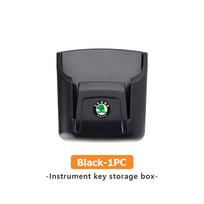 Car Key Holder Clip Interior Storage Box Dashboard Auto Organizer Accessories For Skoda Rapid Octavia Derivative Enyaq-iV