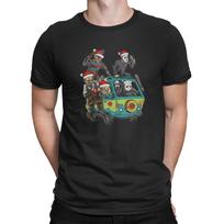 horror van scream horror Christmas birthday halloween funny gift t shirt 4XL