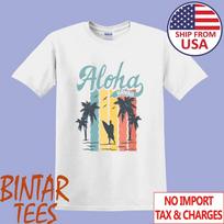 Aloha Surf Kauai Hawai Men's White Size S to 5XL L