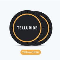 2pcs Car Silicone Coasters Water Cup Pads Non-Slip Mats For KIA Venga Sedona Forte Stonic Picanto Sorento Stinger