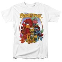 Fraggle Rock - Group Hug -  Unisex Short Sleeve Children's T-shirt - White 160
