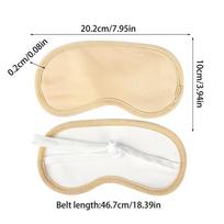 Castor Oil Pack Wrap Reusable Organic Castor Oil Eye Mask With Adjustable Elastic Strap Reusable Eye Pad Essential Oil Care