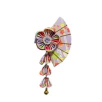 Bell Kimono Sakura Hairpin Flower Sakura Tassel Fan Hair Clip Ancient Style Hairpin Kimono Hair Clip Hanfu Fan Hair Clip