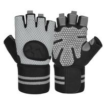 Wear-Resistant Motorcycle Gloves Anti-Slip Vintage Racing Finger Mittens Goatskin Leather Fingerless Men'S Fingerless Gloves