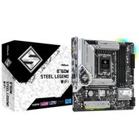 ASRock B760M Steel Legend WiFi Motherboard, compatible with Intel 12th and 13th generation CPUs (LGA1700), B760 chipset, DDR5 Micro ATX motherboard