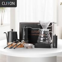CLITON Manual Coffee Grinder and Pour Over Set