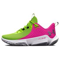 Under Armour Flow FUTR X 2 Lime Surge Rebel Pink Unisex Sneakers Green 3026288-300 52.5