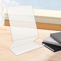 Acrylic Book Display Holder Comic Decorative Cookbook for Brochure 21.5cmx14.5cm