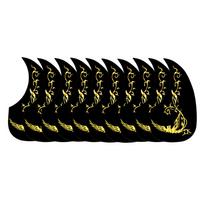 10 vnt 40/41 colio PVC medžiagos akustinės gitaros Pickguard garso skylės pleistras