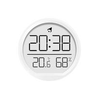 Thin temperature and humidity meter clock indoor household electronic alarm clock kitchen digital display alarm clock wall-mounted room temperature