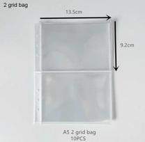 Kawaii Fluffy A5 Binder Pocard Holder Cute Fish Cake Embroidery Po Cards Storage Book Stationary