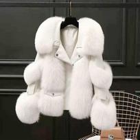 Winter new women's imitation fox hair padded casual coat loose high quality imitation coat S balta