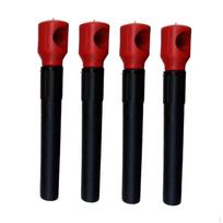 4x Ice Fishing Shelter Anchors Tent Stakes Accessories Nails Threaded Pegs for Camping Winter