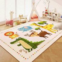 Animacinis mielas raštas Vaikų kilimas Svetainės Sofos Miegamojo Žaidimų Studijos Vonios Įėjimo Durų Kilimėlis Neslystantis Vaikų Namų Dekoro Kilimas 50x80cm