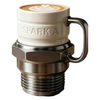 Resin Spark Plug Mug Engine Spark Plug Design Spark Plug Coffee Mug Creative Sparkplug Coffee Mug for Birthday Christmas Gift 301-400ml