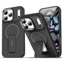 Luxury Fold Stand Holder Kickstand Case for iPhone 17 Air 16 e 15 14 Plus 13 12 11 Pro Max For Magsafe Wireless Charging Cover For iPhone 11 Pro juoda