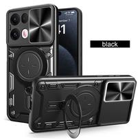 Armor Funda for OPPO Reno 13 Pro 5G Case Slide Camera Ring Stand Protection Cover for OPPO Reno 13 Shockproof Capa for OPPO Reno 13 juoda