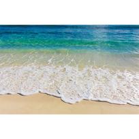 Add A Splash To Your Space With 3D Beach Ocean Floor Stickers Demonstrating Great Adhesive Strength And Durability