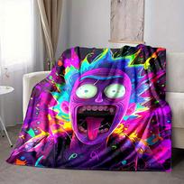 1 vnt. Rickas „Morty“ flanelinis pledas Lengvas minkštas šiltas visų sezonų pledas sofai, lovai, kelionėms, L1028042 80x120cm