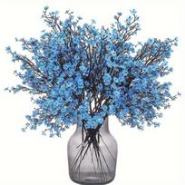 A Set Of 15 Pcs Artificial Baby's Breath Flowers For Home Decoration And Flower Arrangement One Size dangaus mėlyna spalva