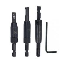 3 PCS Clic-Change Hinge Drill Bit Center Hinge Drill Bit  Cabinet and Door Hinge Installation