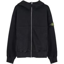 Stone Island Hooded Zip Logo Long Sleeve Sweatshirt Men sweatshirt K2S156100020S0210-V0029 L