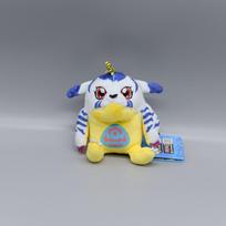 10cm Digimon nuotykis Patamon Tailmon Gomamon Patamon Piyomon Agumon Tentomon Raktų pakabukas Lėlė Pliušinis Pakabukas Dovana