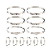 Set of 12 Easy to Clean Adjustable Meat Roller Roulade Clip Stainless Steel Kitchen Utensils for Home Cooking 1